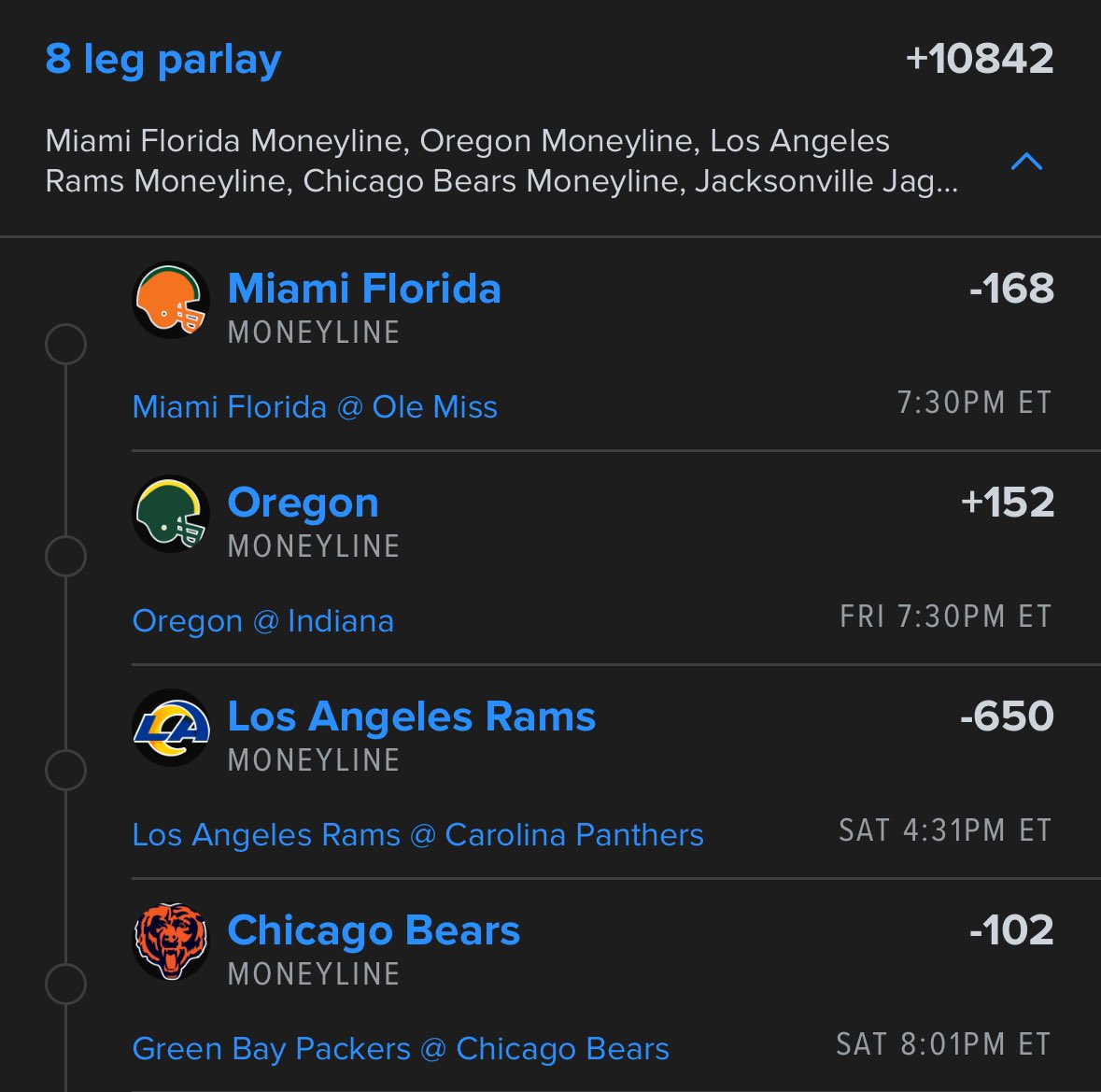 JonMetler's tweet image. Tonight marks the start of eight straight elimination football games, and there’s only one way to celebrate.

Everyone is focused on the NFL scriptwriters—but what about the NCAAF scriptwriters?

Mario Cristobal against Oregon for the Natty!!! 

🏈 Miami Hurricanes moneyline
🏈…