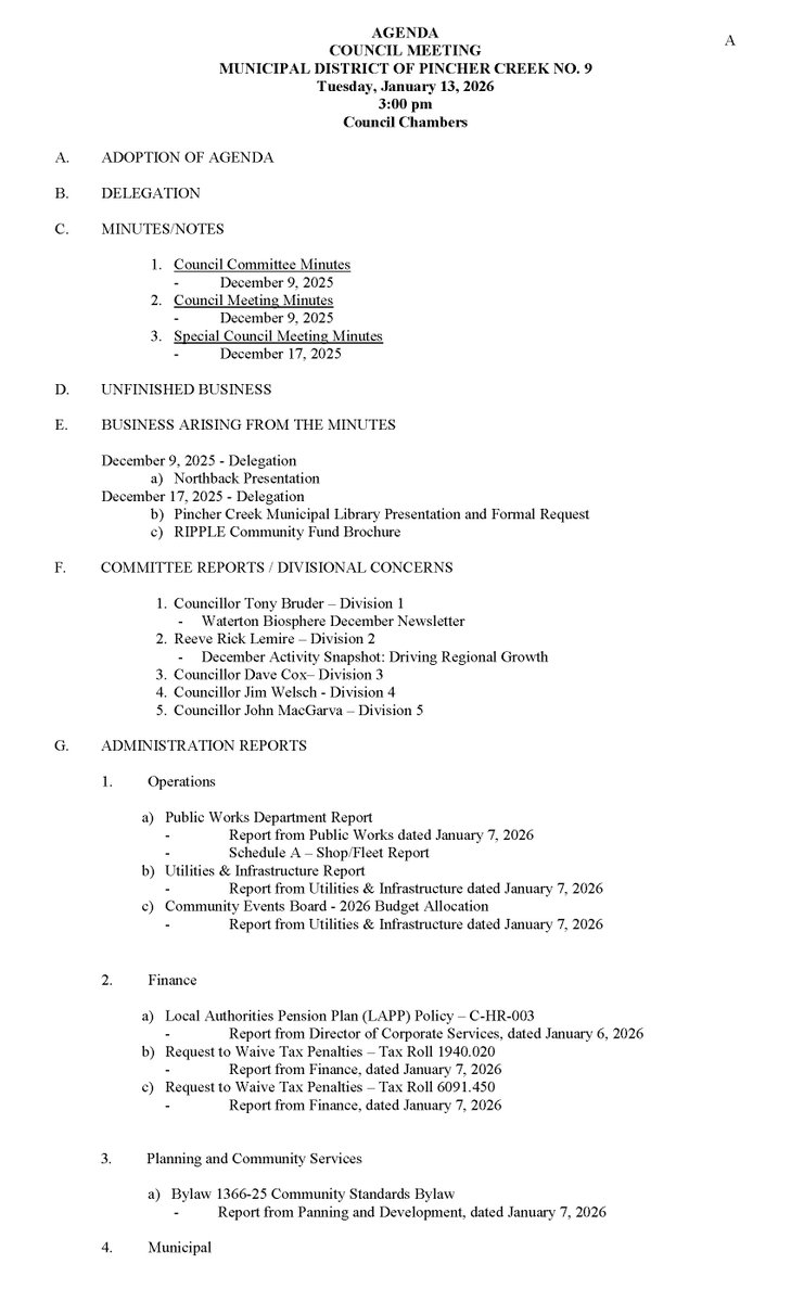 MD Of Pincher Creek tweet media