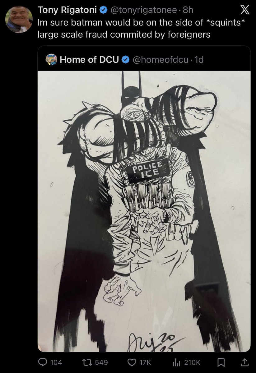 esjesjesj's tweet image. Guy who thinks Batman would be on the side of parent murderers