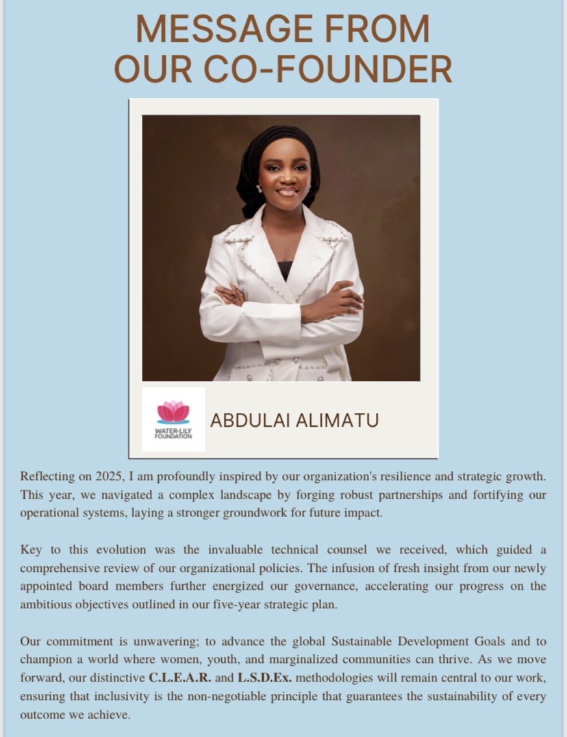 Water-Lily Foundation tweet media