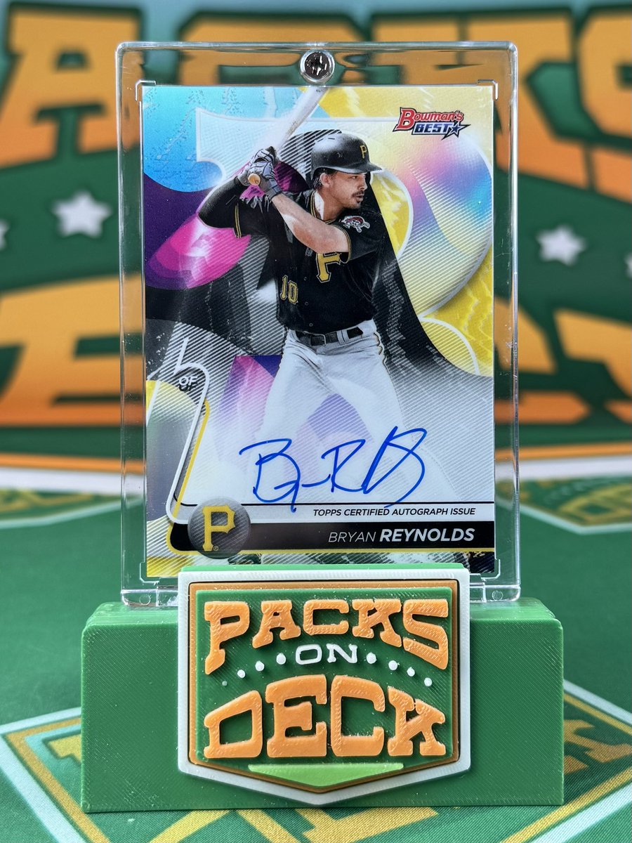TBev13's tweet image. 🚨GIVEAWAY🚨

Bryan Reynolds on Card Autograph 

👀 How to Enter 👀

✅ Like/Retweet

✅ Must be following here &amp;amp; @PacksOnDeck 

✅ Tag friends in the comments

Giveaway ends on 1/12/2026