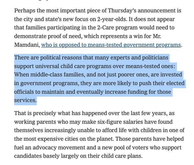 aldatweets's tweet image. The power of left politics today: Mamdani's argument for universalism has gone from controversy to common sense in about 2 months.