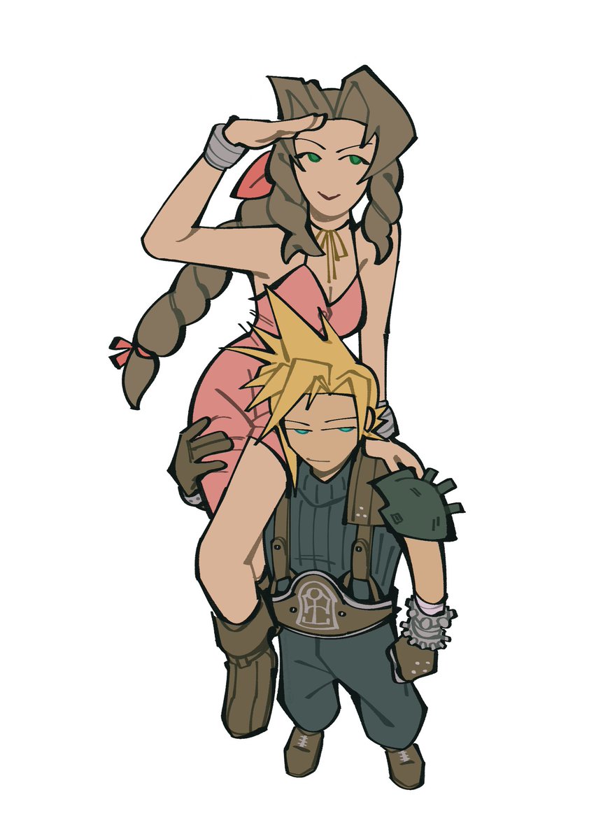 Chomchomchomp's tweet image. hey cloud cool girlfriend

#clerith #FF7