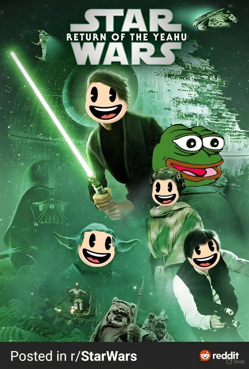 The Return has started...strap into your X-Wing and join us in the battle to the top...

Yeah..you?  $YEAHU