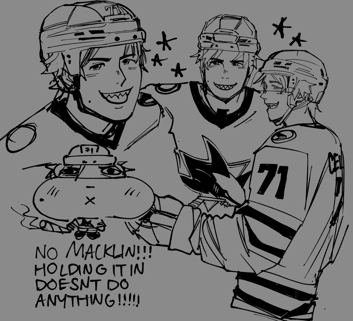 macklin sketch page to prove myself that i can still draw