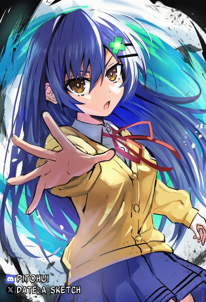 date_a_sketch's tweet photo. Shiori Itsuka 💙 https://t.co/KmrIneEfKK