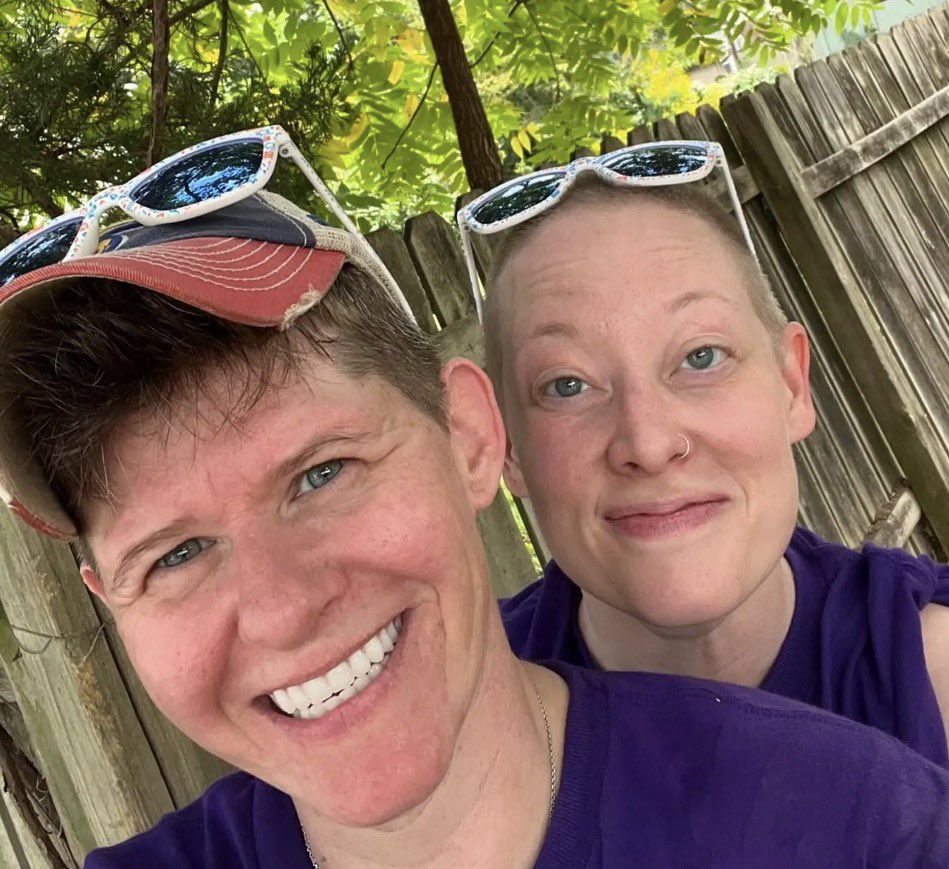 chiIIum's tweet image. What a remarkable pair of moms. They enrolled Reneé’s child in a well-known social justice psyop school and utilized it as a means to train for conflict and transform into an anti-ICE “warriors.”