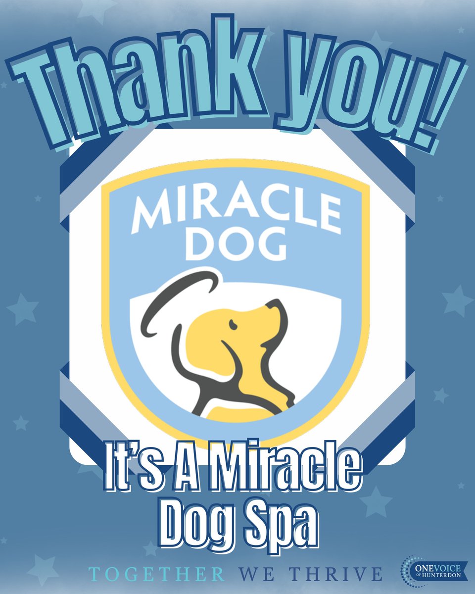 OneVoiceHC's tweet image. One Voice of Hunterdon gives a big shout-out to It’s A Miracle Dog Spa 🐾 for helping spread an important message about pet safety. 🐱🐶 We’re grateful for their partnership in encouraging our community to lock up THC and cannabis products, which can unintentionally harm pets.