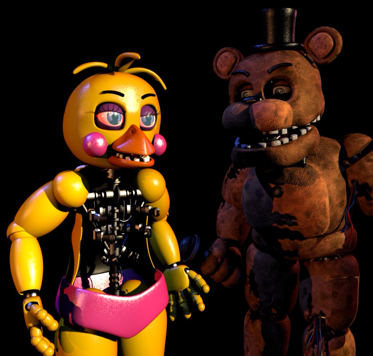 DemontaeOG's tweet image. FNAF 2 Movie but Scott styled