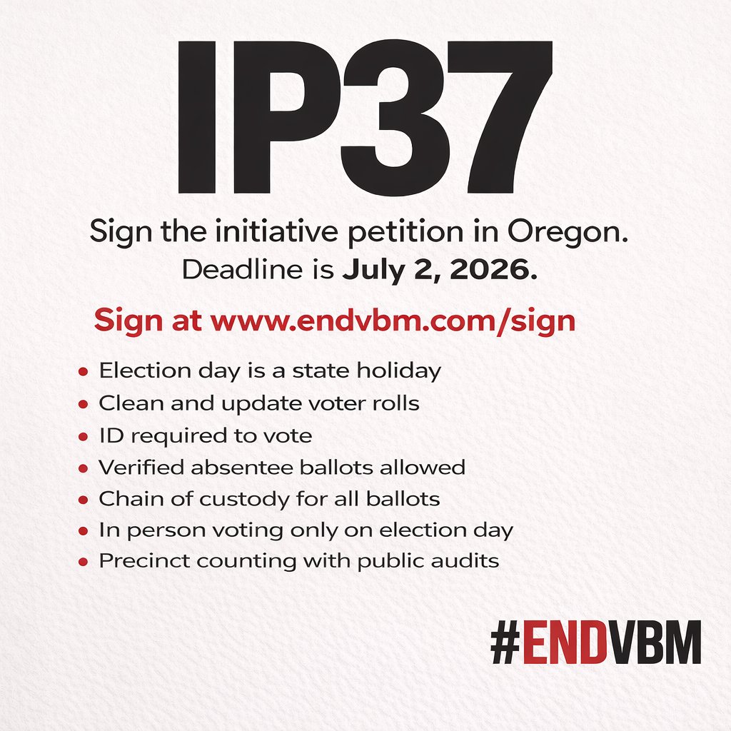 Michaela_1776's tweet image. I filed this initiative petition in Oregon for you, Mr. President.

@realDonaldTrump is there anyone on your team who will help us in Oregon?

endvbm.com/sign
#ENDVBM
#IP37