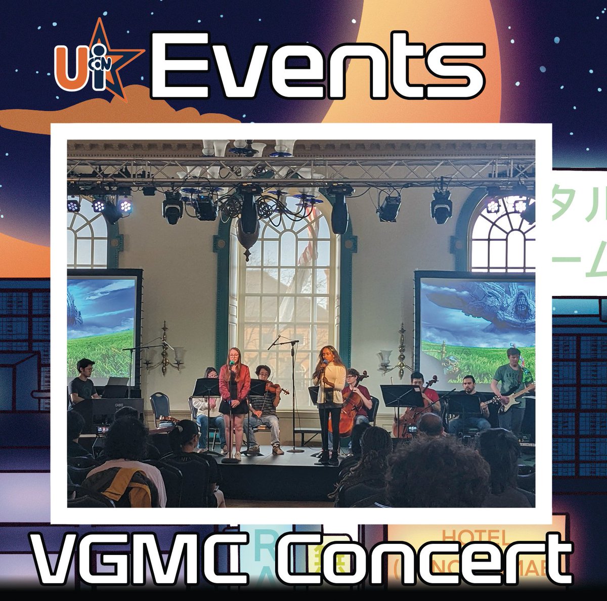 UI-CON is glad to welcome the return of UIUC's Video Game Music Club for this year! Presenting a concert with a variety of video game music played by a large ensemble, this is definitely a "must-see" concert at UI-CON!