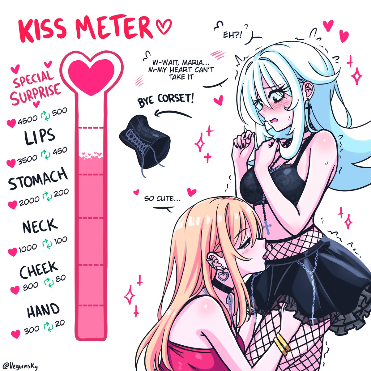 Veguinsky's tweet image. It was already getting in the way 🤭
Ready for the next one?? 🥰💕