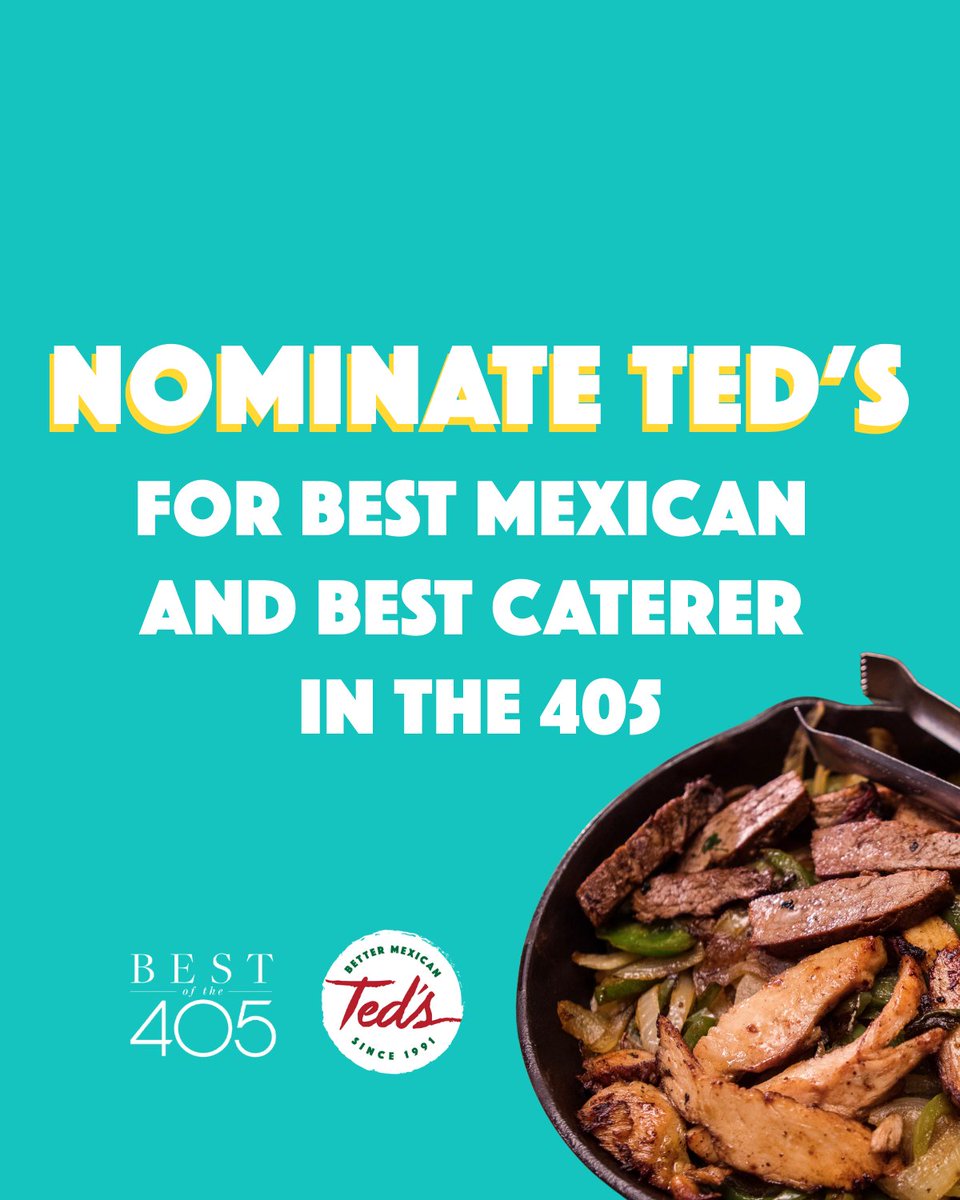 Best of the 405 nominations are open now! We would be honored if you nominated us for "Best Mexican" and "Best Caterer" categories. You can nominate by clicking the link: vote.405magazine.com/food-and-drink