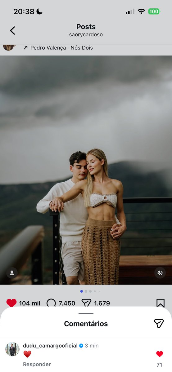 fofumate's tweet image. Dudu acabou de curtir e comentar na foto dele com a sasa 🥹🤧🥰
#sadu