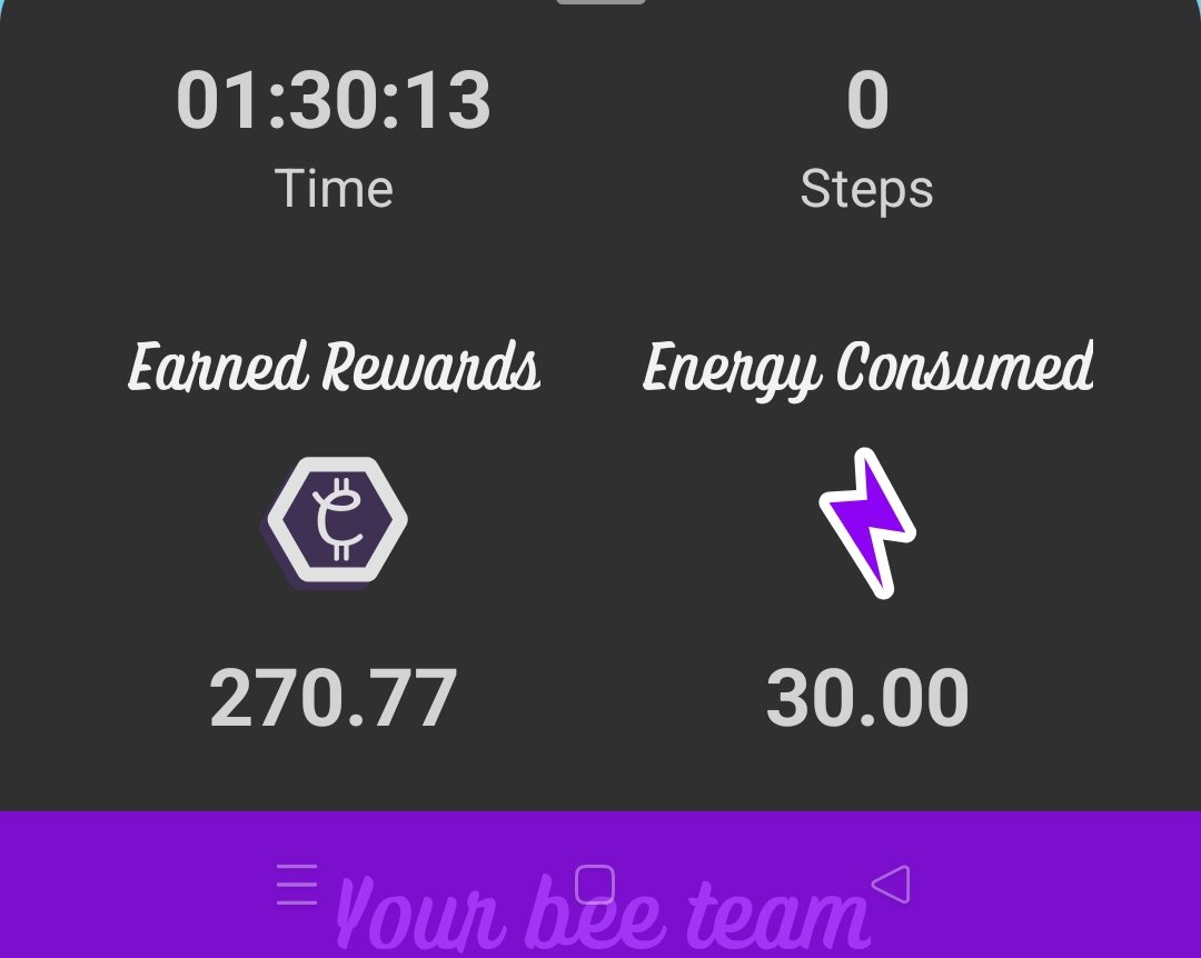 #FlyWithUs <a href="/The_Life_Bomb/">🌴 THE LIFE BOMB 🏝️</a>

After the tests, it's time to compare the performance of my main team🤔
Today I had one more ⚡and there was a 24-minute reduction in walking time 🎯    Loved 😍

My endurance at the time 2.90

Keep flying 🐝🔥⚡
Enjoy the flight😍