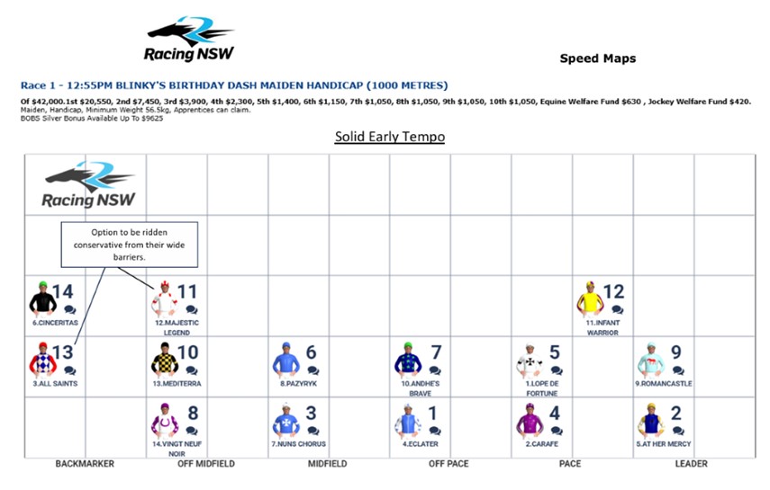 Speed Maps are now available for Saturday's KEMBLA GRANGE race meeting - tinyurl.com/mrk5j933