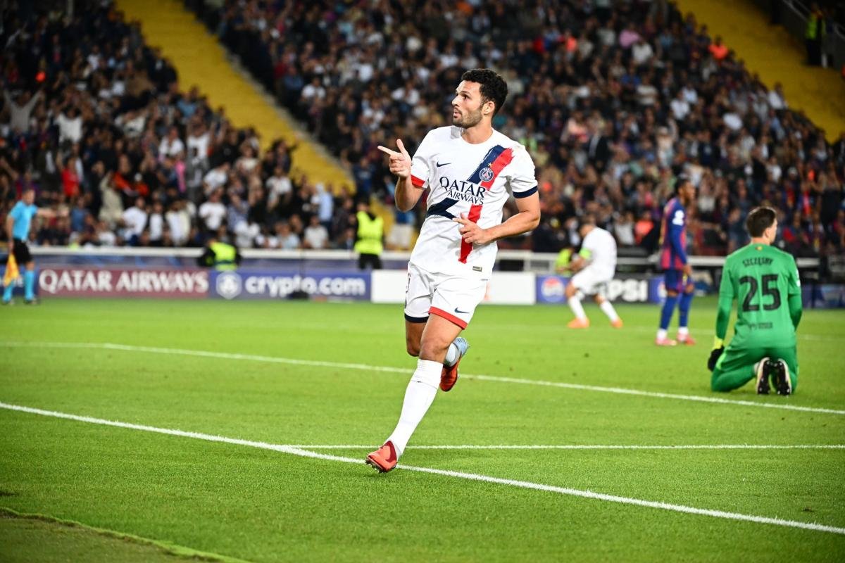 RomainBeddouk's tweet image. Les images de Gonçalo Ramos cette saison :

- But du 2-2 contre Tottenham (90+4, entré à la 77e)
- But du 2-1 à Barcelone (90, entré à la 72e)
- But du 1-0 contre Nice (90+4, entré à la 72e)
- But du 2-2 contre Marseille (90+5, entré à la 89e).

Le portfolio est dingue.