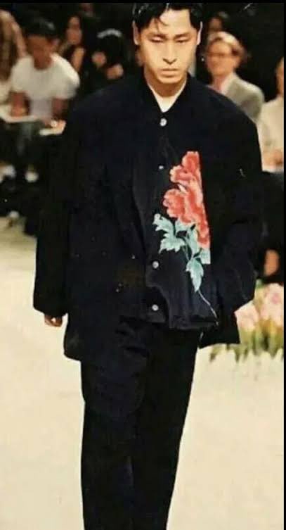 Duellinks_king's tweet photo. Yohji Yamamoto POUR HOMME 1996ss original 花と少年期 https://t.co/M0uEPF5w3y