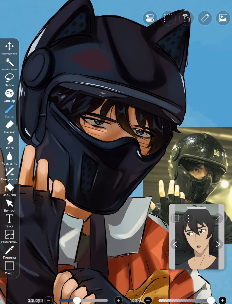 bebrikk_k's tweet image. headcanon:he wears cat helmet!!!🐈‍⬛
#keith #Voltron