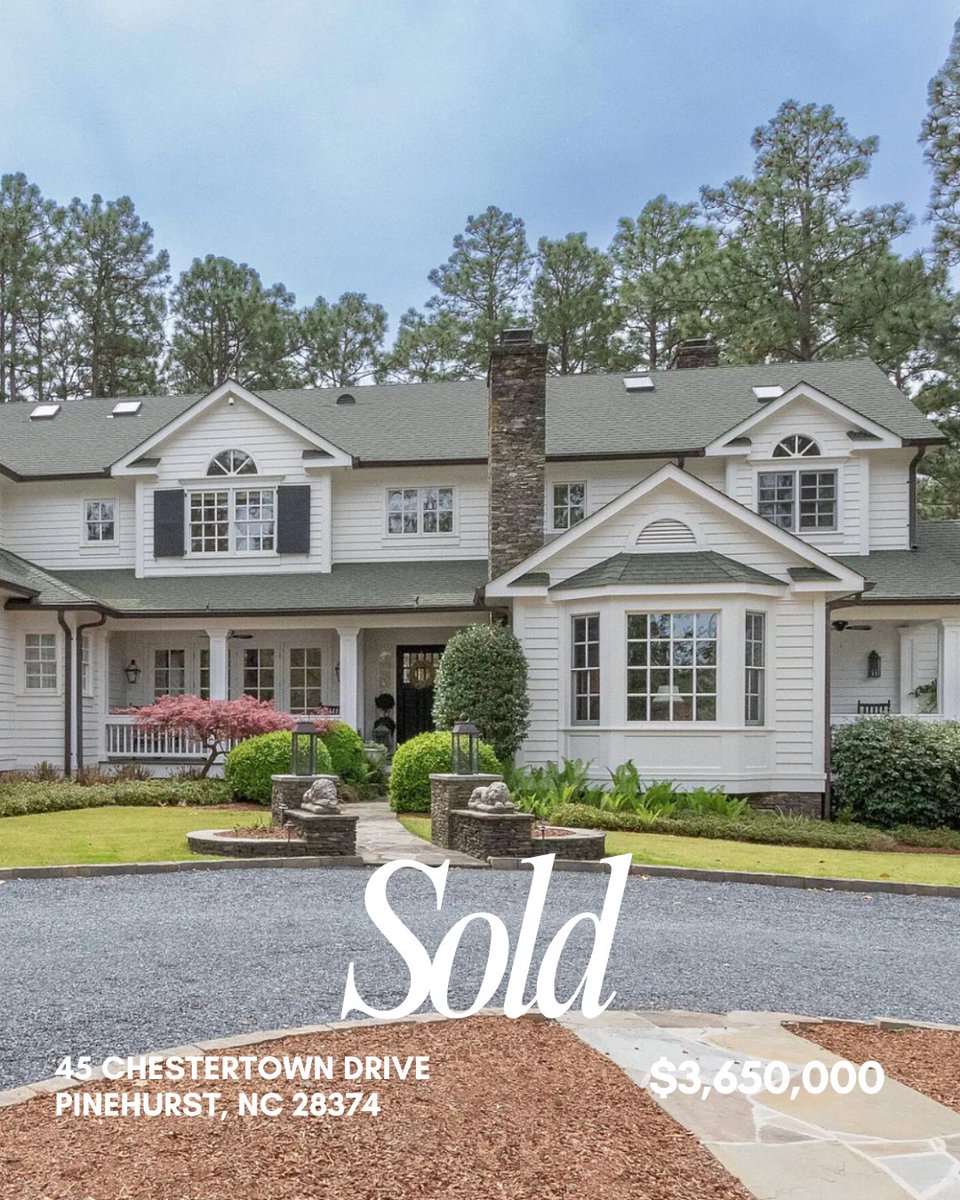 LinHutaff's tweet image. Four December closings and grateful clients. 🏡

At Lin Hutaff’s Pinehurst Realty Group, experience and local insight make all the difference.

Because Lin knows Pinehurst.