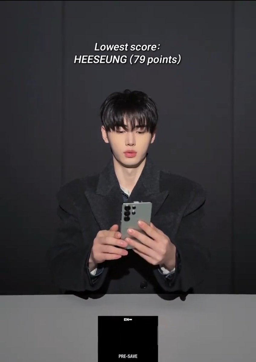 Sungeoon's tweet image. Luckily, I wasn’t the lowest score.