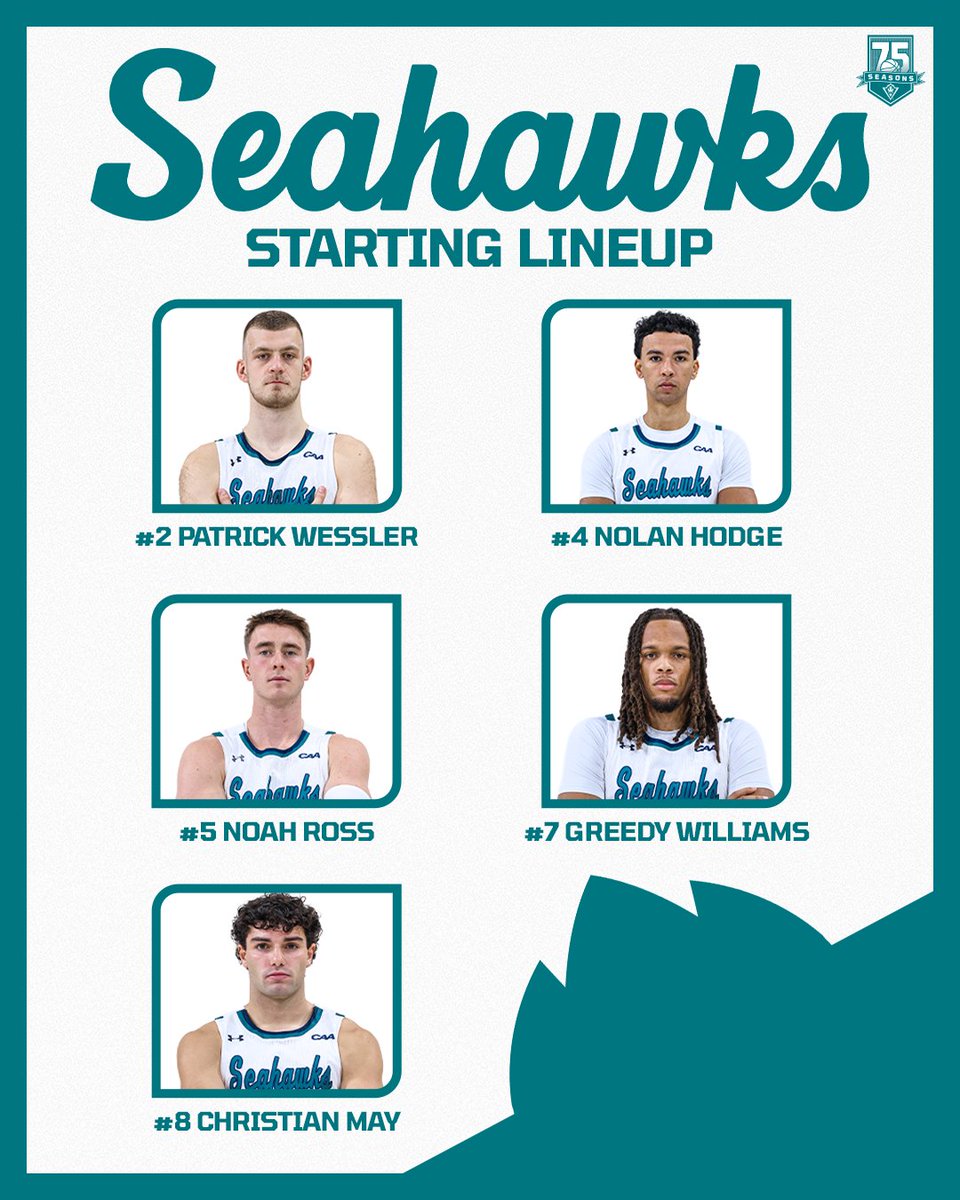 uncwmenshoops's tweet image. Opening five are set 🙌

📺📊 bit.ly/3swgsMJ

#BleedTeal