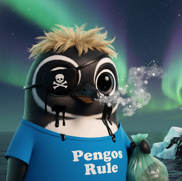 Out here cleaning oceans like a boss 🐧😎

#PENGO #PetroPenguins #FlipTheRigs