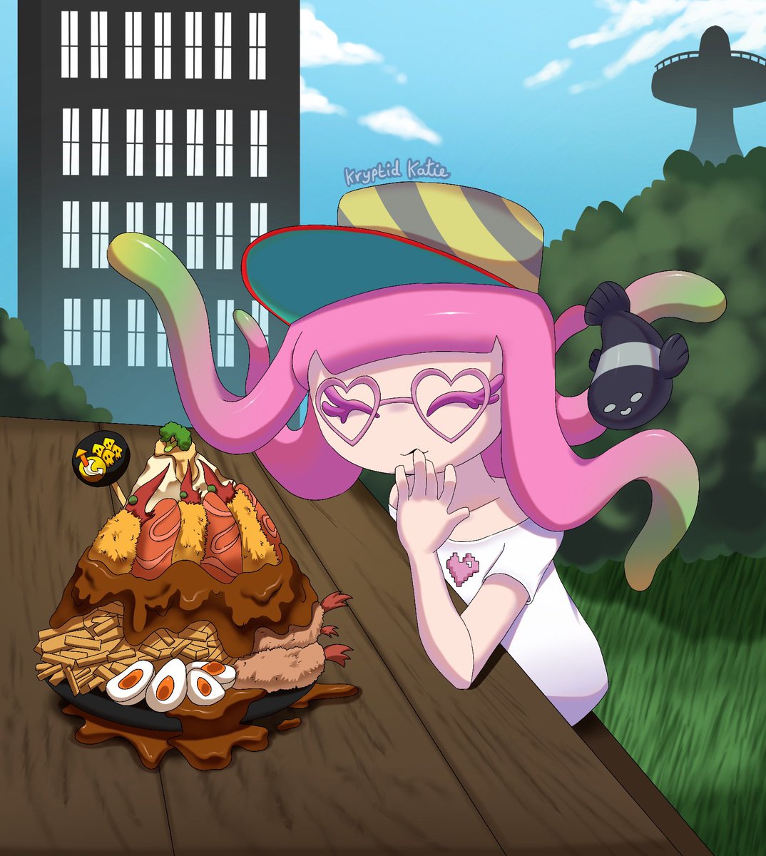 Harmony 💕
Commission for <a href="/StelliferaCnida/">✨Stellifera ᔦꙬᔨ ✨</a> 
#splatoon #Splatoon3