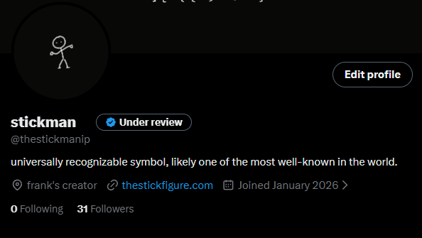 thestickmanip's tweet photo. also, blue checkmark has been purchase just waiting on x to finish there review.

$stickman https://t.co/fQepJUMP4i