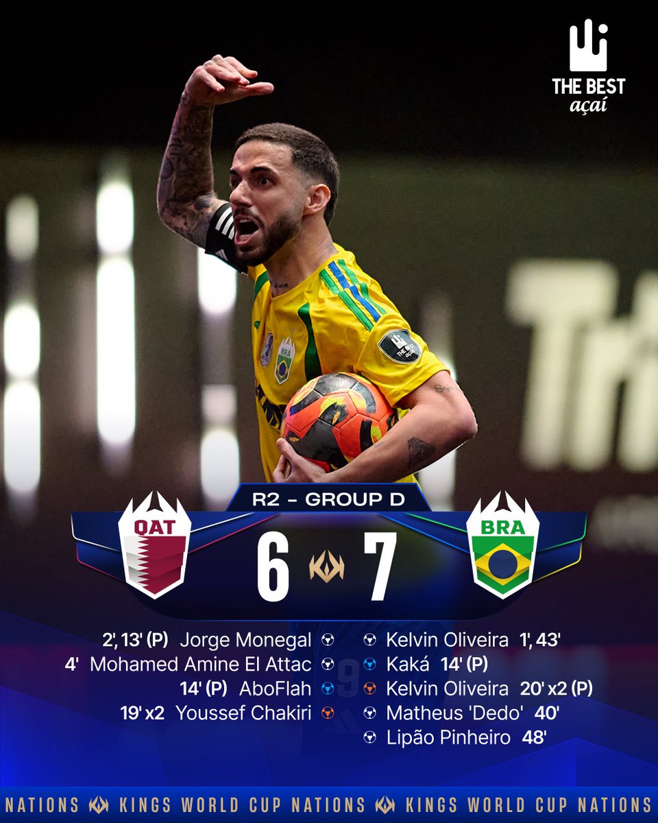 Kings_LeagueBR's tweet photo. ISSO É BRASIL! 🇧🇷 

SEREMOS. PODE ATÉ SER NO SUFOCO. MAS SEREMOS. https://t.co/Q5m2UHyKYZ