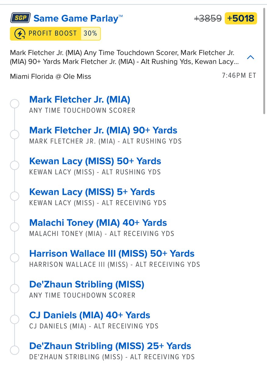 CashCing's tweet image. 2.5u CFB POD 👑

Dming all that RT/LIKE below 💙

50-20 FREE PLAY RUN 🔥

LETS CASH ANOTHER 🫡