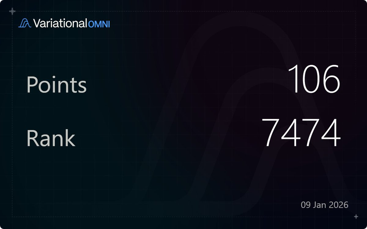 first week of farming <a href="/variational_io/">Variational</a> 

made around $4M volume on BTC and some low OI pairs

total lose: +$1k (profit)

pls share stategy how to burn good amount of money😭