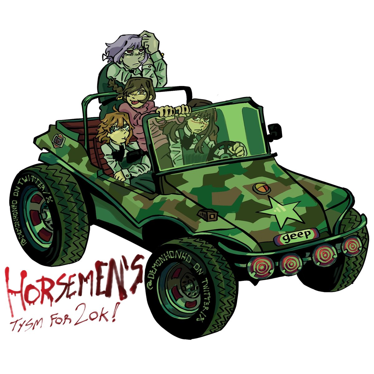 Demonhonho's tweet image. 19k and 20k in the same week is crazy bro, anyway, tysm for the 20k guys!!! (Álbum: golliraz 19-2000)
#LilD #fami #Nayuta. #yoru #Golliraz