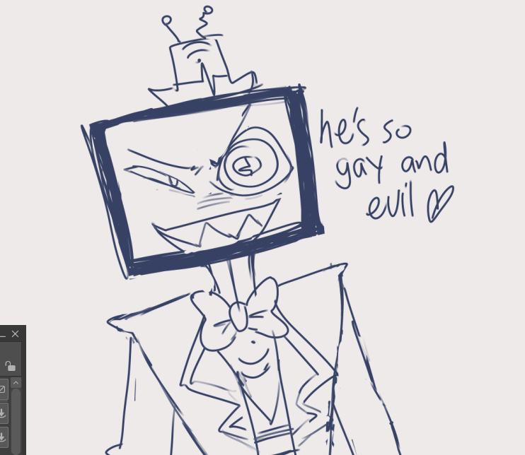 bardockily's tweet photo. vox doddle #HazbinHotelVox https://t.co/HG4DNbMHku