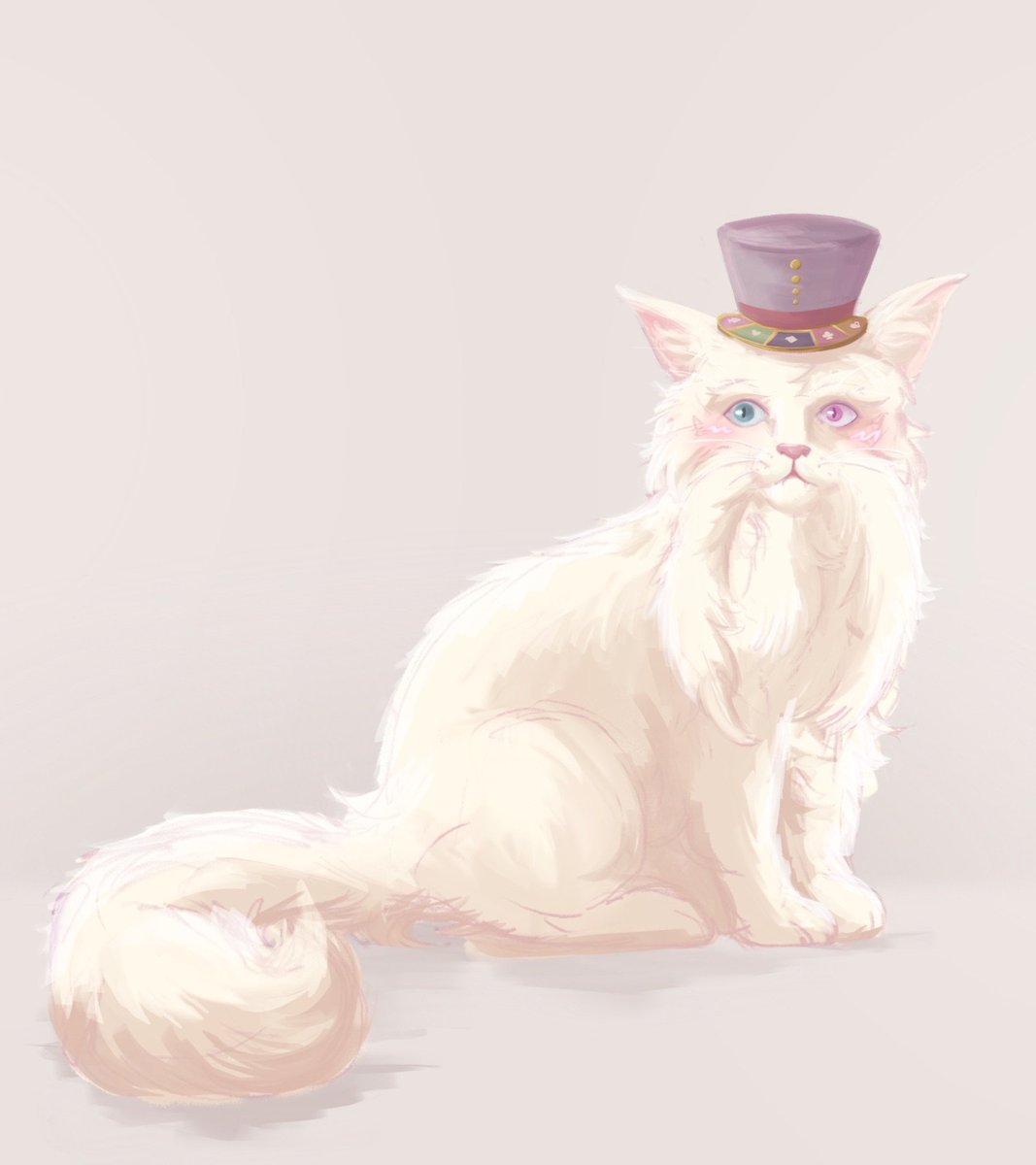 Estoy intentando practicar hacer animales🐈✨
Personaje de <a href="/TheHandWins/">TheHandWins 🐸💜</a> 

#sketchbook #sketchart  #fanart #fichitasart #kitty