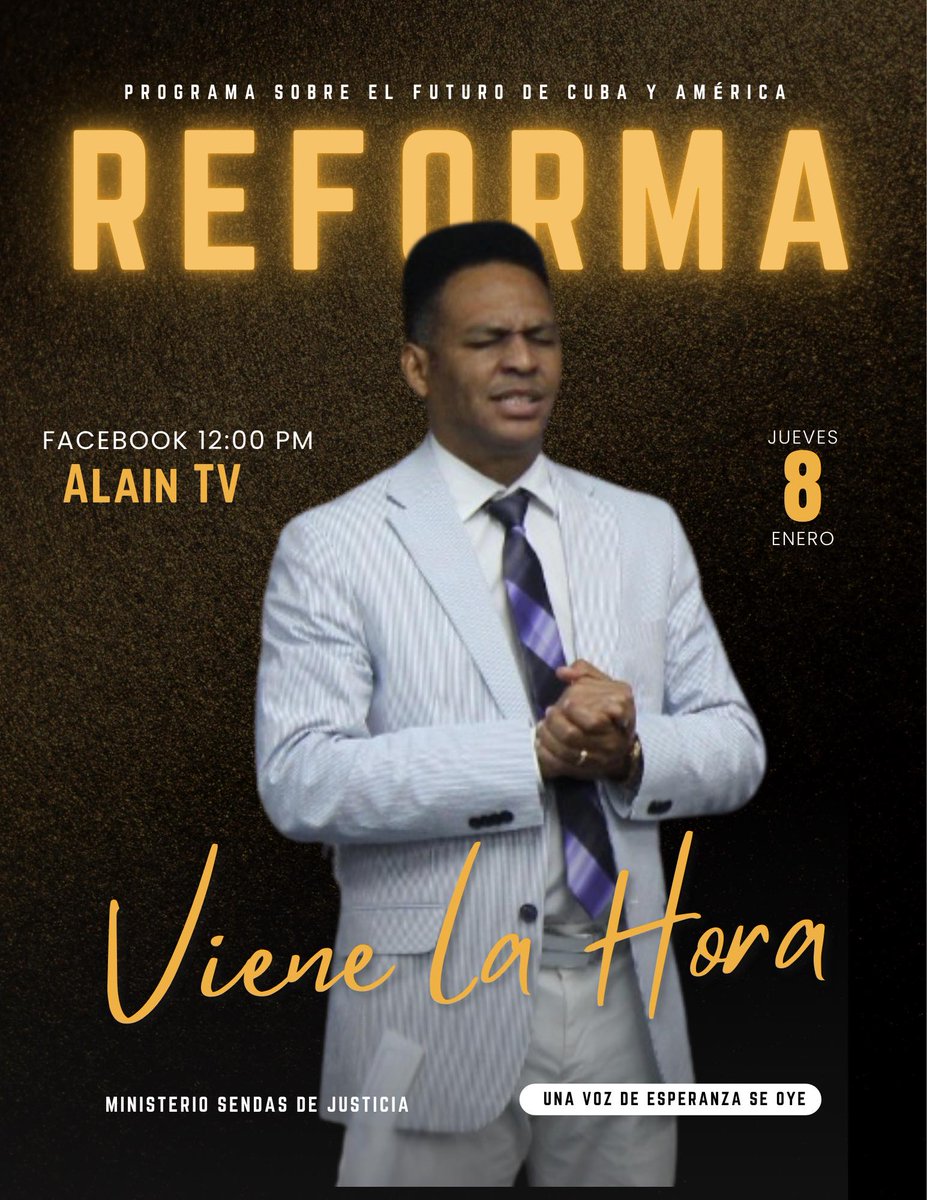 Ya se viene la hora de la LIBERTAD de mi Cuba y de América, se viene lo que se viene.