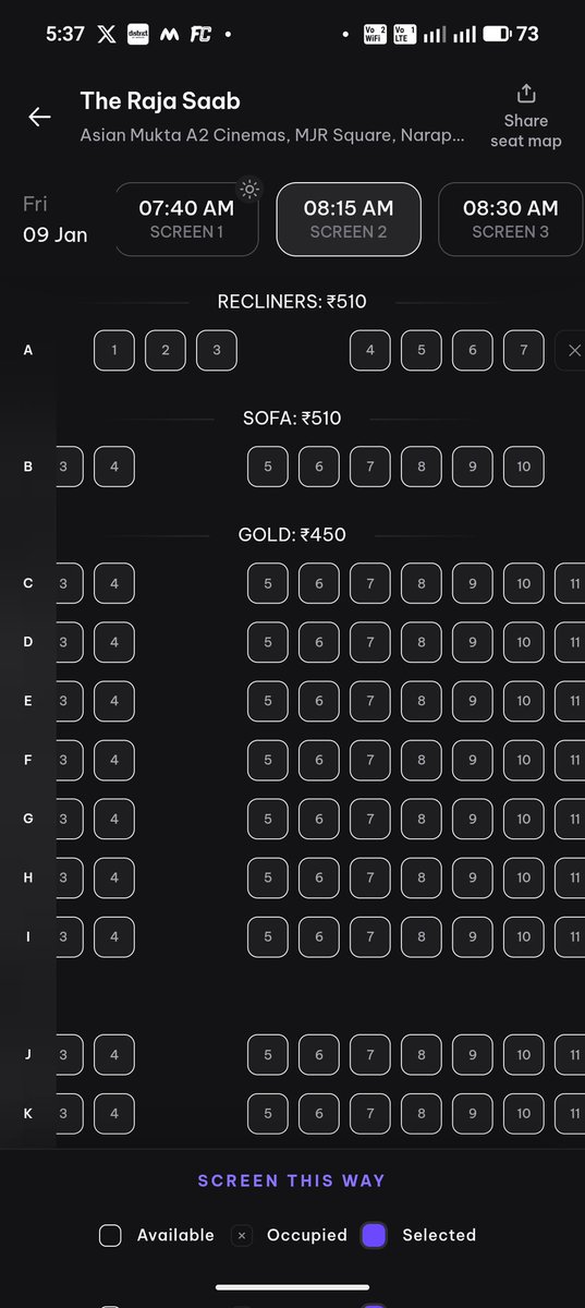 Prashanth0506's tweet photo. @T2BLive Normal rates ante కనీసం 275 అయినా ఉండాలి.. 450 కాదు.. ఈ లాజిక్ ఏంటో అర్థం కావడం లేదు. https://t.co/J1G4nW9chc