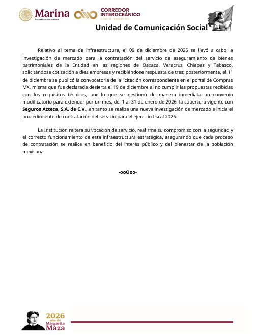 Ferrocarril Interoceánico tweet media