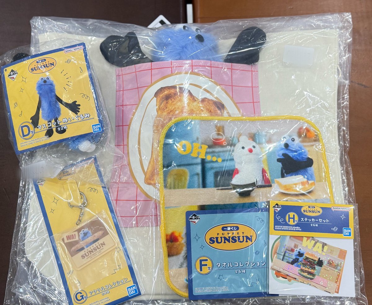 スンスン一番くじひいてきた！！！👏🏻🎀ᩚ 狙ってたB賞のトート