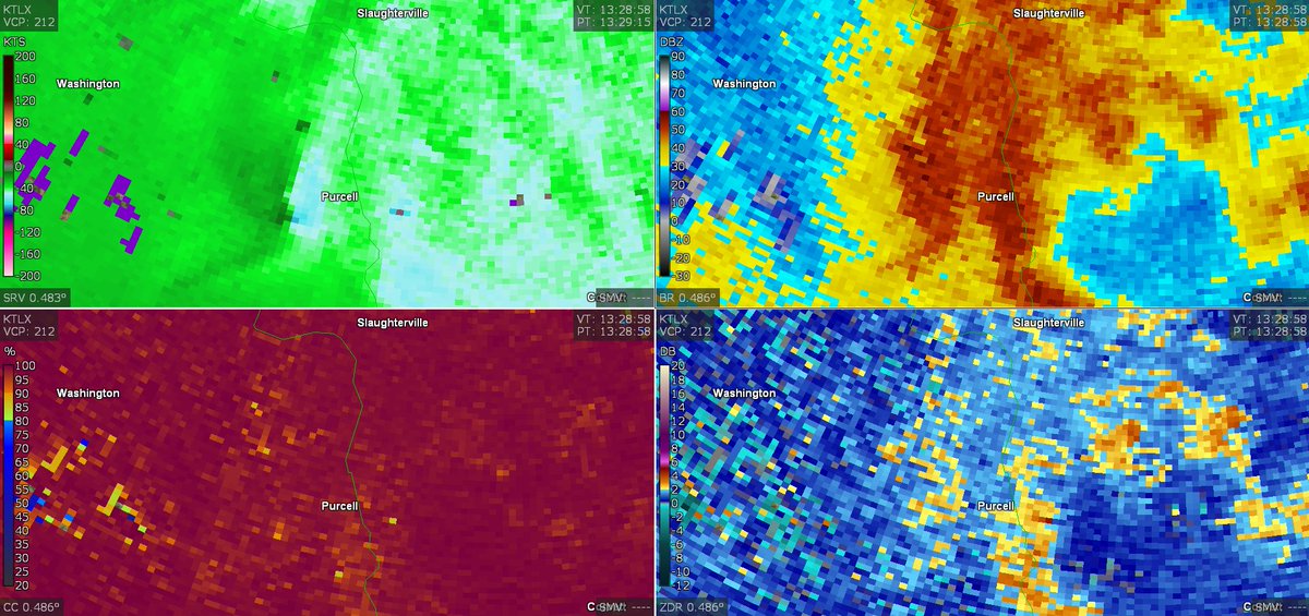 Gio_wx's tweet image. Per the NWS Norman 2026 tornado table, the two tornadoes that struck south of Oklahoma City earlier this morning, including the town of Purcell, have both been rated EF-1, the first *officially rated* tornadoes of 2026. More info on these tornadoes TBD from NWS Norman. #OKwx