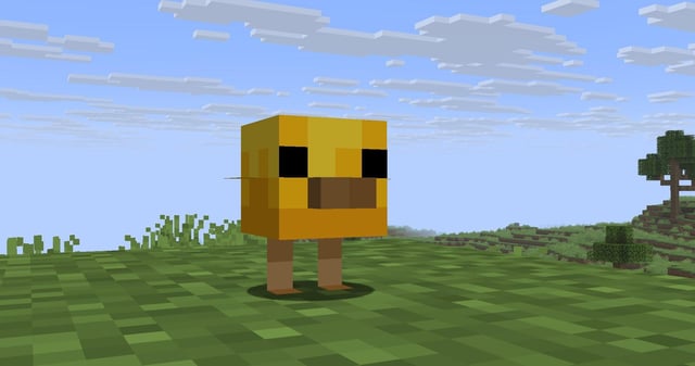 TkahOfc's tweet photo. Lançaram O Pinto no Minecraft após anos! https://t.co/CTVGKi0IC2
