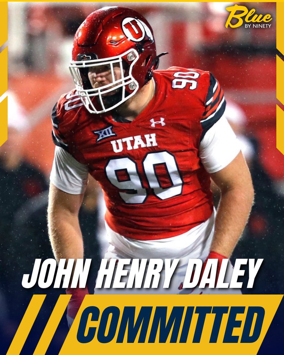 BOOM 〽️

Utah DL John Henry Daley has committed to Michigan 〽️