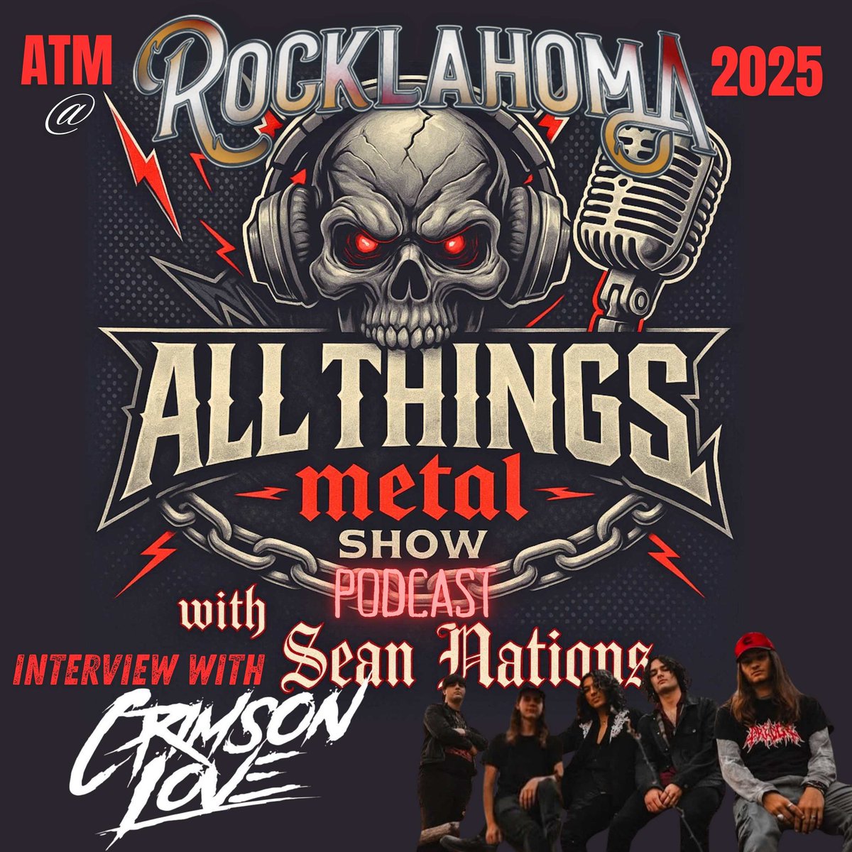 NationsSean's tweet photo. "Still Hot 80's Rock &amp; Crimson Love Interview" from Rocklahoma 2025 is out now for streaming!

🔥 New Dangerous TOYS, Metal Church, Foo Fighters, Kreator, Murphy's Law &amp; Yellow Snow!

Stream on iHeart, Pandora, Amazon Music and more or at https://t.co/BzLhBvyVLC https://t.co/7iBpe4wf58