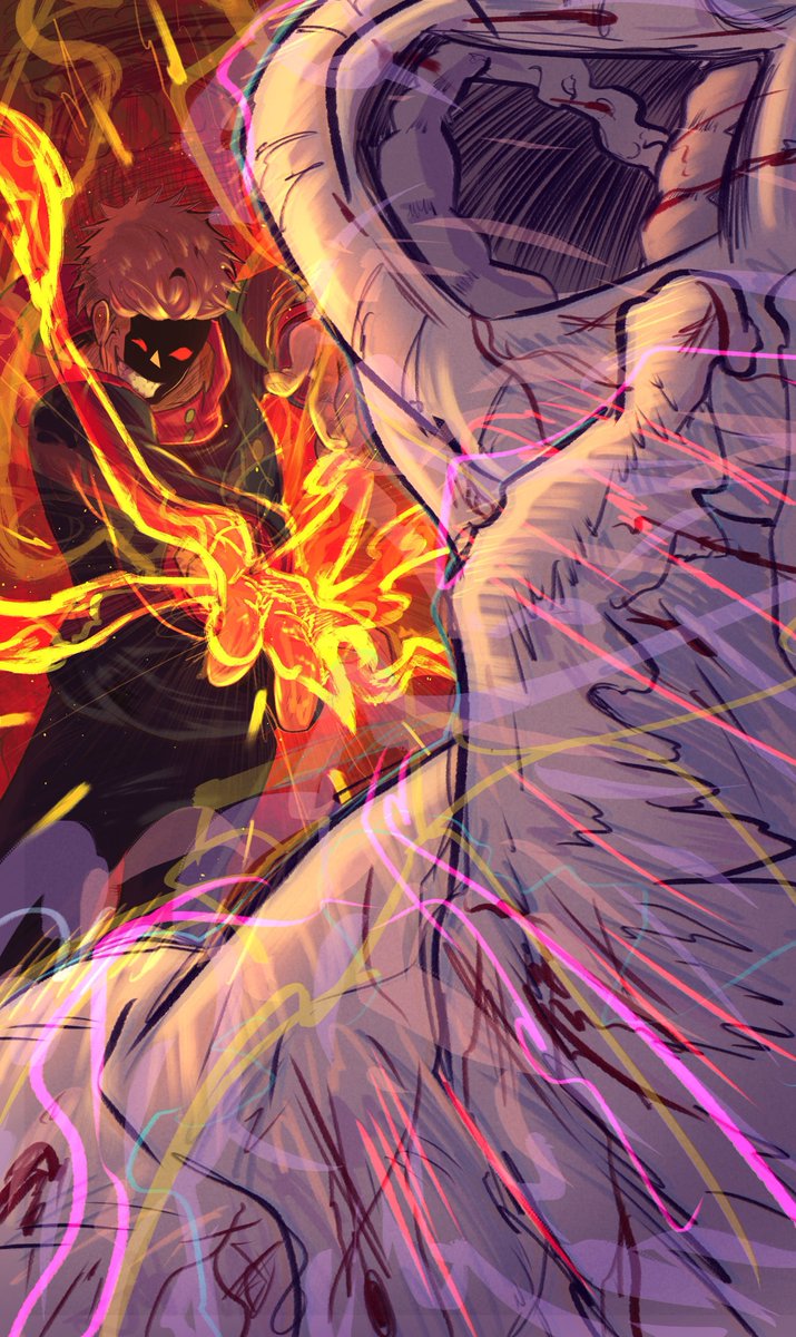 lelastslayer's tweet image. Is this that time of the Year to repost my jjk art