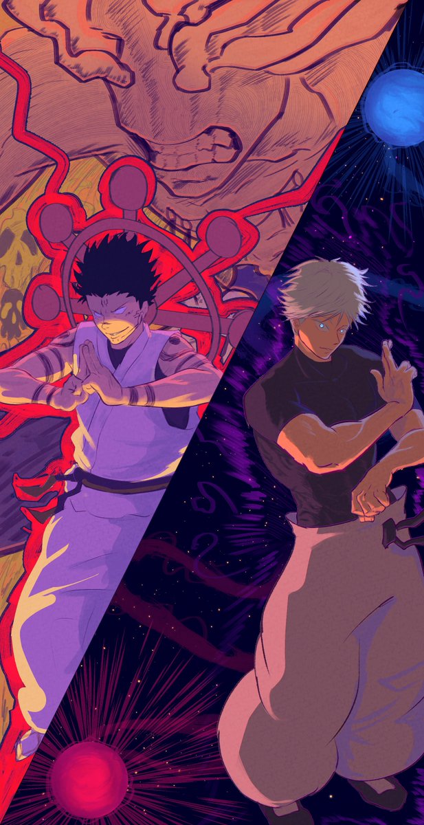 lelastslayer's tweet image. Is this that time of the Year to repost my jjk art