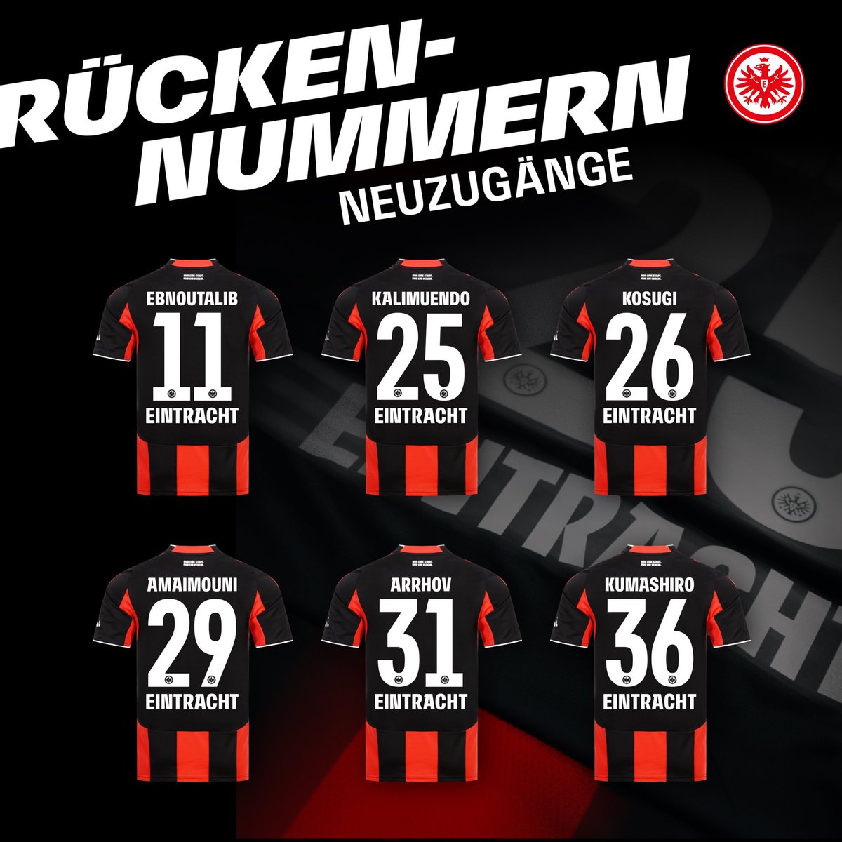 新加入選手の背番号が決定✓🆕 #小杉啓太 選手は2️⃣6️⃣番、#神代慶