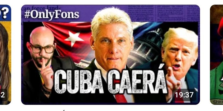 Asere de pinga
Cada vez que parece que va a pasar algo el comepinga este sube un video y lo mufa
Fonseca cierra el canal
Cada vez que subes un video le sumas 5 años al régimen