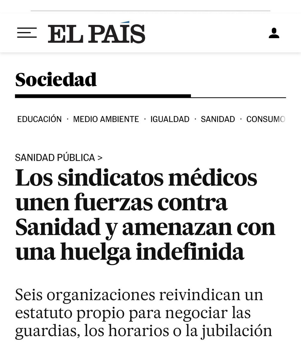 Estatuto_Medico's tweet image. Los médicos pararan indefinidamente, y no hay plan B.