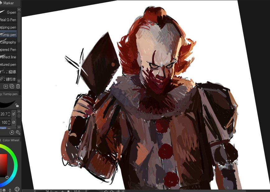 Marikescat's tweet image. Got lazy but whatever 
#pennywise #ITWelcomeToDerry