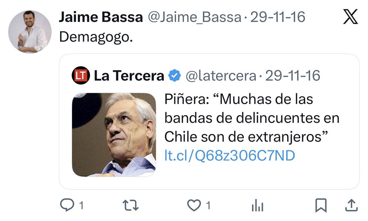 JuanVallejosC's tweet image. Era cosa de abrir las citas del tuit.